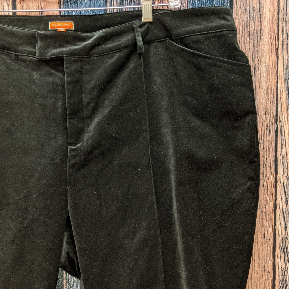Modcloth Velvet Pants - Picture 2 of 8
